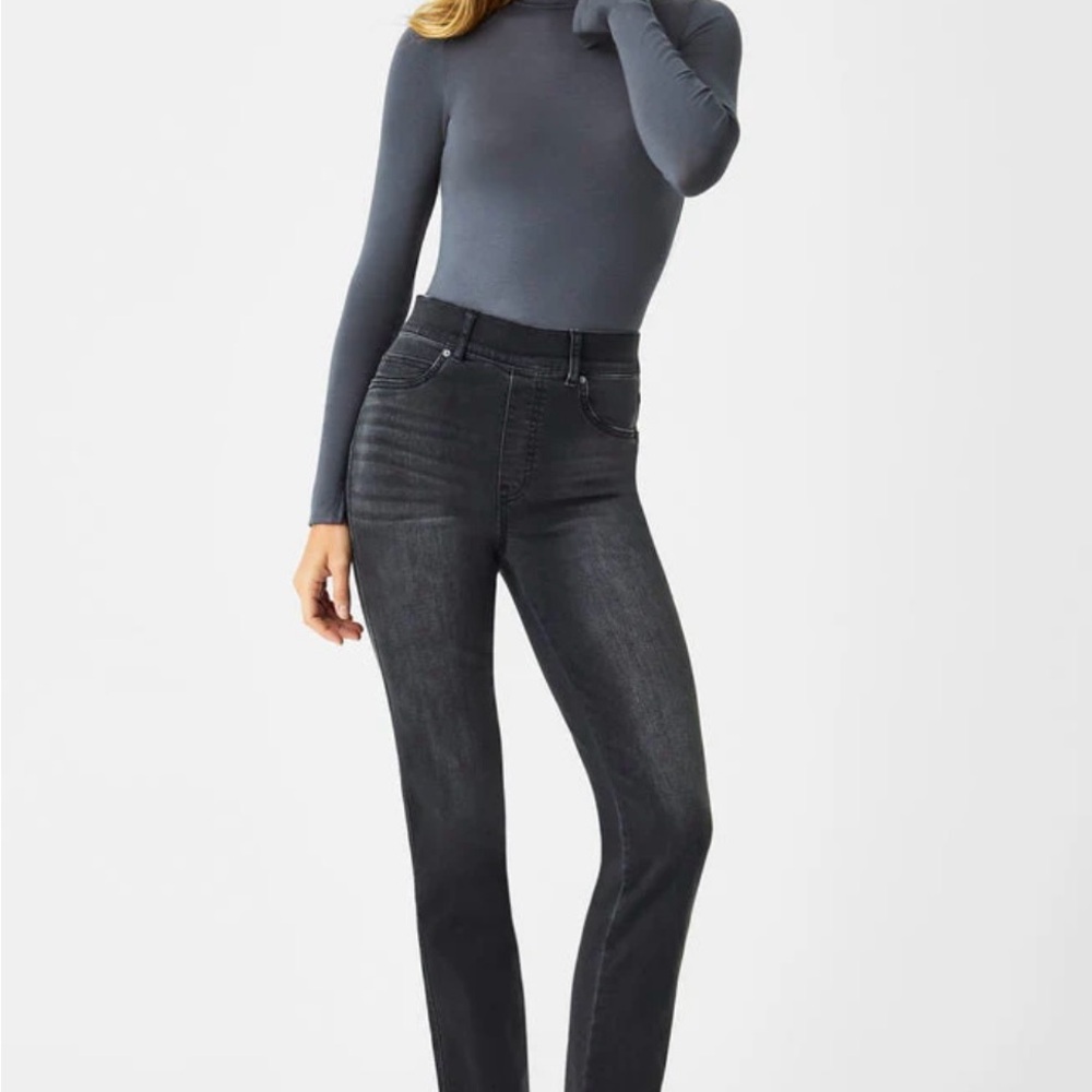 SPANX Women's Charcoal Skinny Jeans